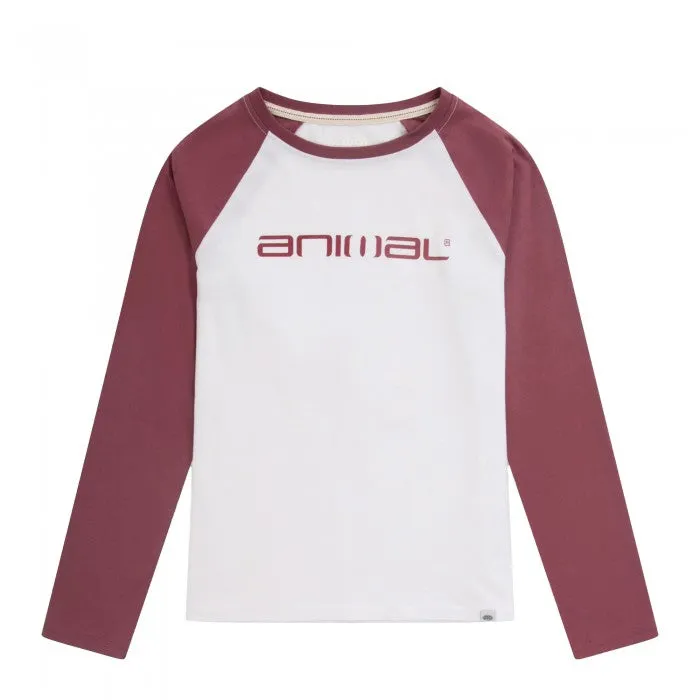 Animal Childrens/Kids Brady Logo Organic Long-Sleeved T-Shirt