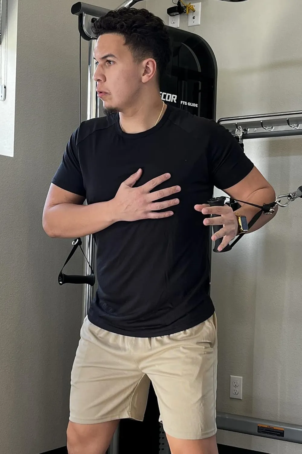 COOFANDY Men's 3 Pack Workout Gym Shorts Mesh Athletic Shorts Lightweight Bodybuilding Training Short Pants with Pockets