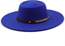 Fedora Hats for Women Wide Brim Men Cap Felted Hat Panama Church Wedding Men Women's Hat