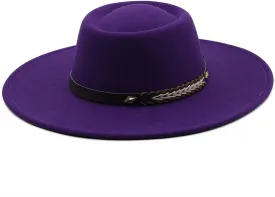Fedora Hats for Women Wide Brim Men Cap Felted Hat Panama Church Wedding Men Women's Hat