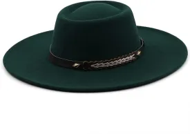 Fedora Hats for Women Wide Brim Men Cap Felted Hat Panama Church Wedding Men Women's Hat