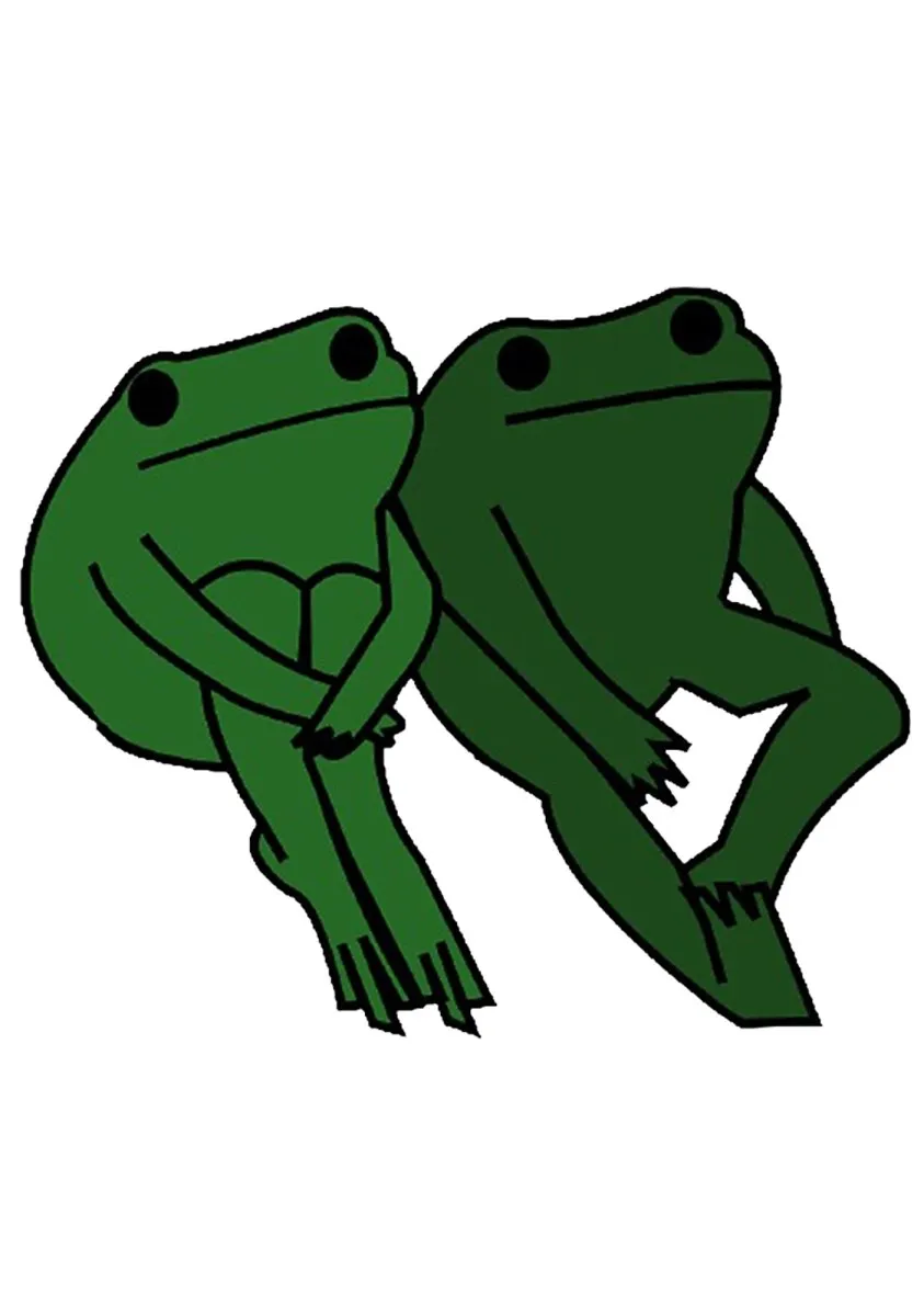 Frog Pepe Canvas Tote Bag