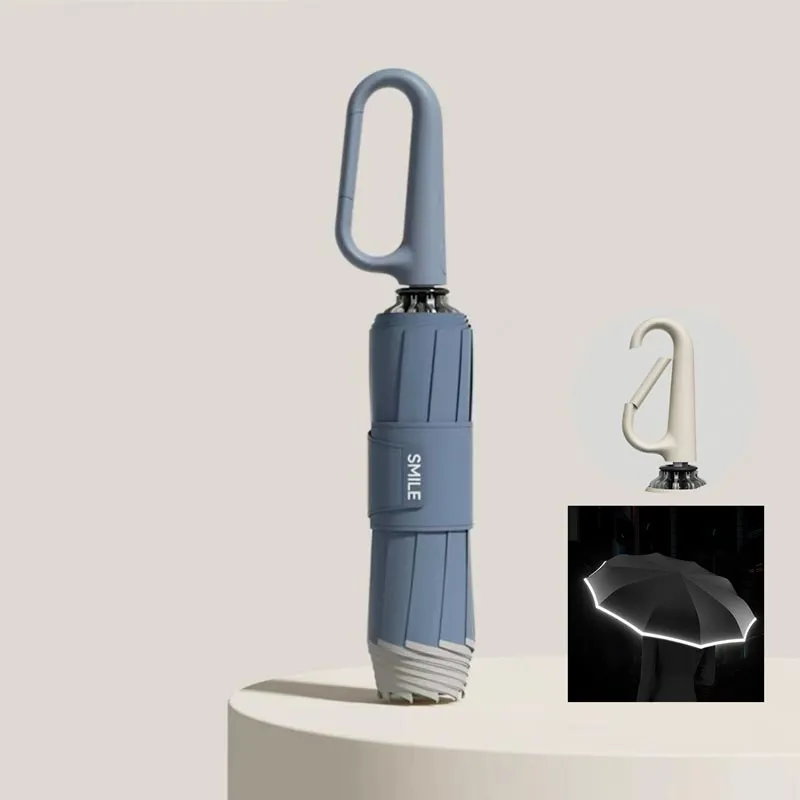 Get 50% Off Enjoy Free Shipping!Reflective Safety Strip Ring Buckle Umbrella