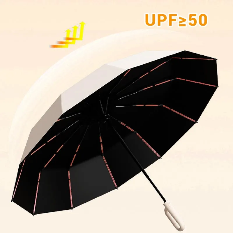 Get 50% Off Enjoy Free Shipping!Reflective Safety Strip Ring Buckle Umbrella