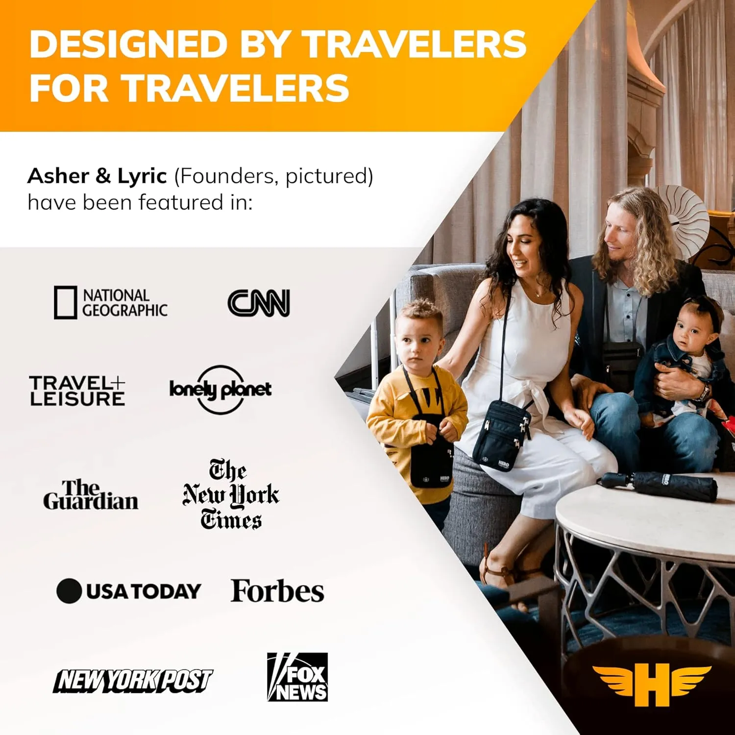 HERO Travel Umbrella ?C Windproof, Compact and Portable
