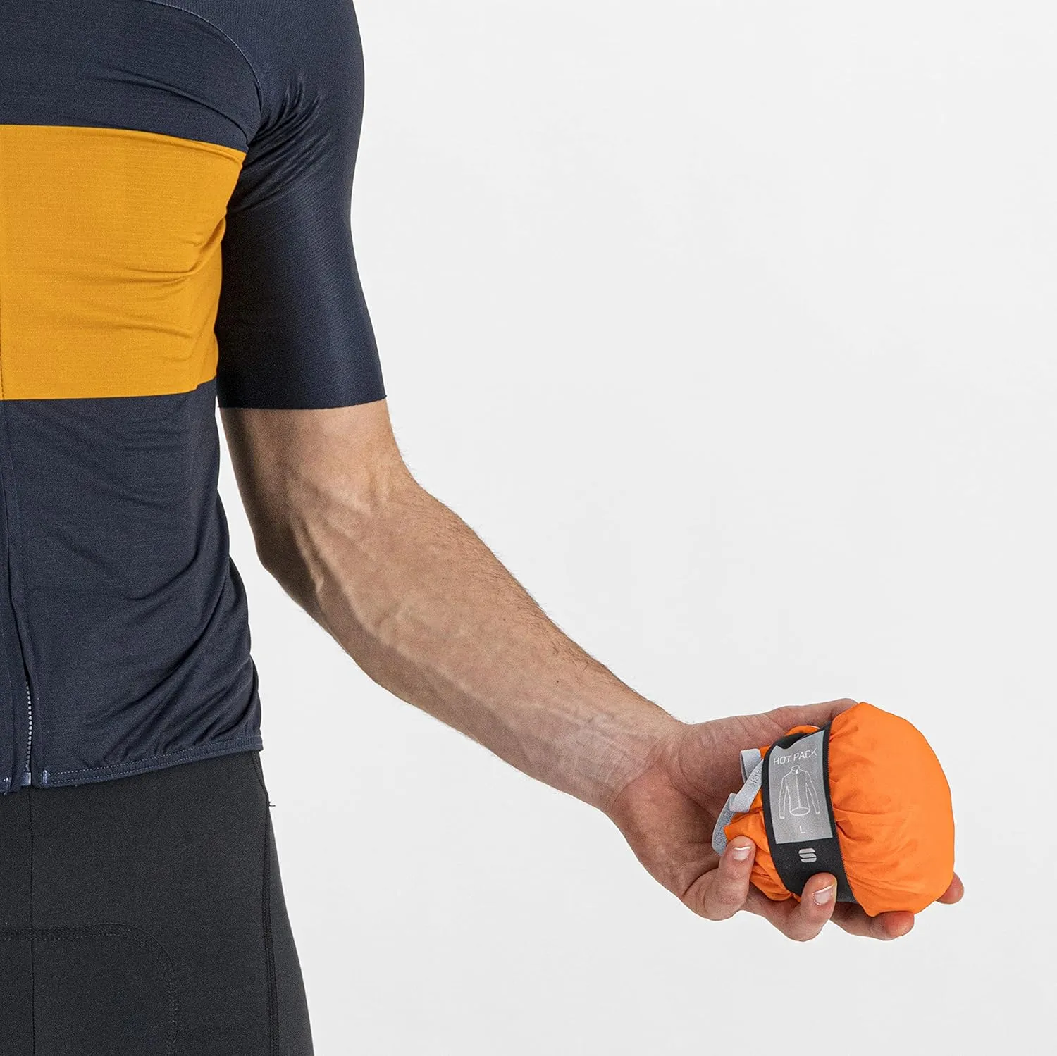Hot Pack Easylight Jacket I Lightweight, Windproof, Water-Repellent, Packable Jacket for Cycling