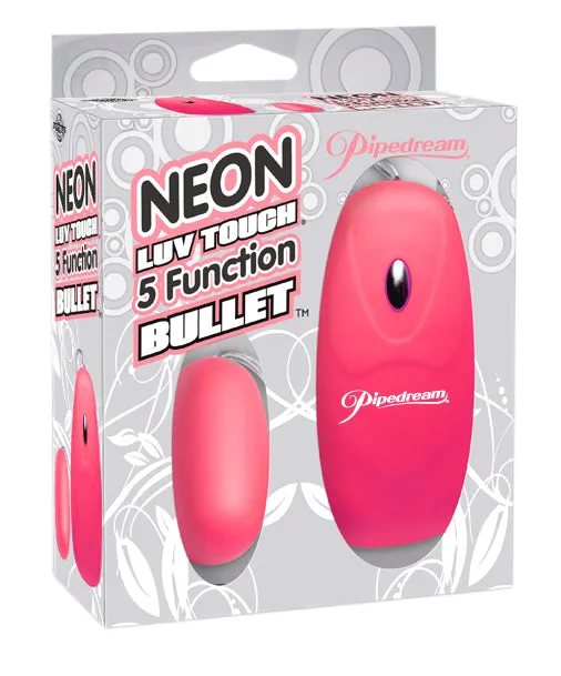 Neon Luv Touch Bullet Pink 5 Function