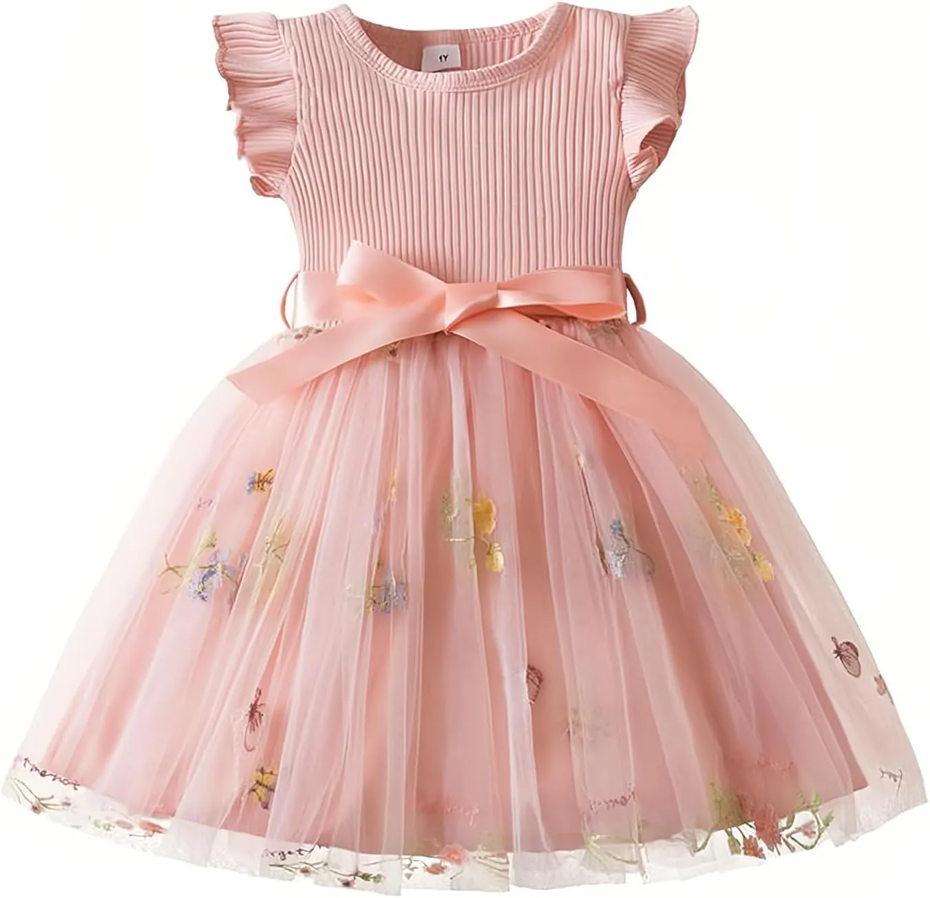 Nileafes Toddler Girl Tulle Dress Casual Summer Princess Dresses