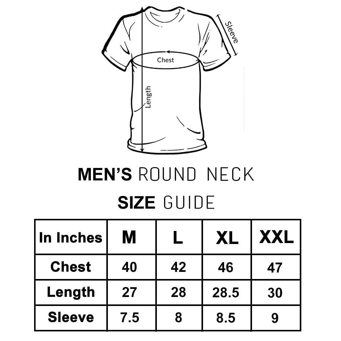 Nutcase Designer Round Neck Men's T-Shirt Wrinkle-Free Poly Cotton Tees - Reel