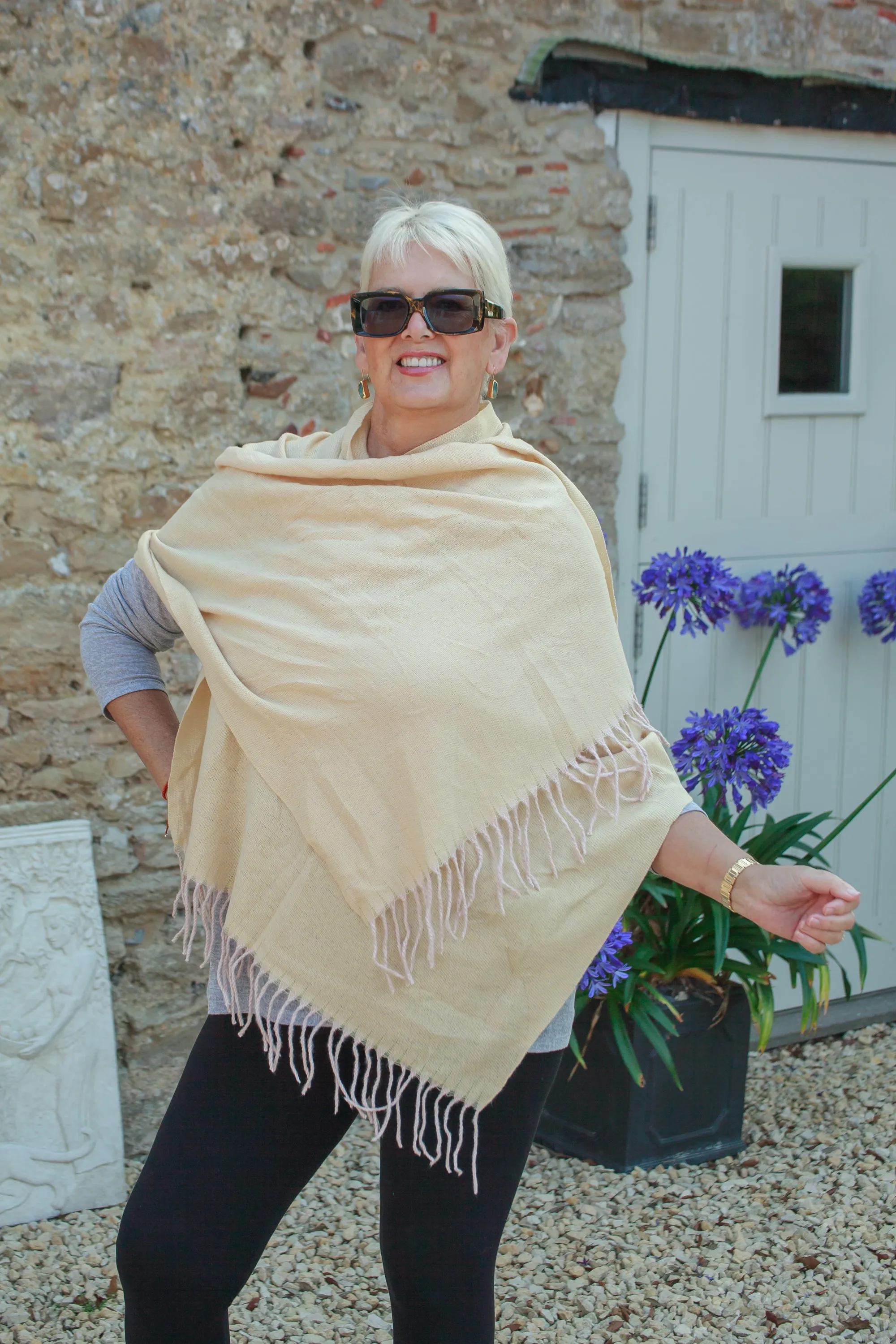 PLAIN PASTEL COLOUR SCARF CLRMD202103-30 5 cols