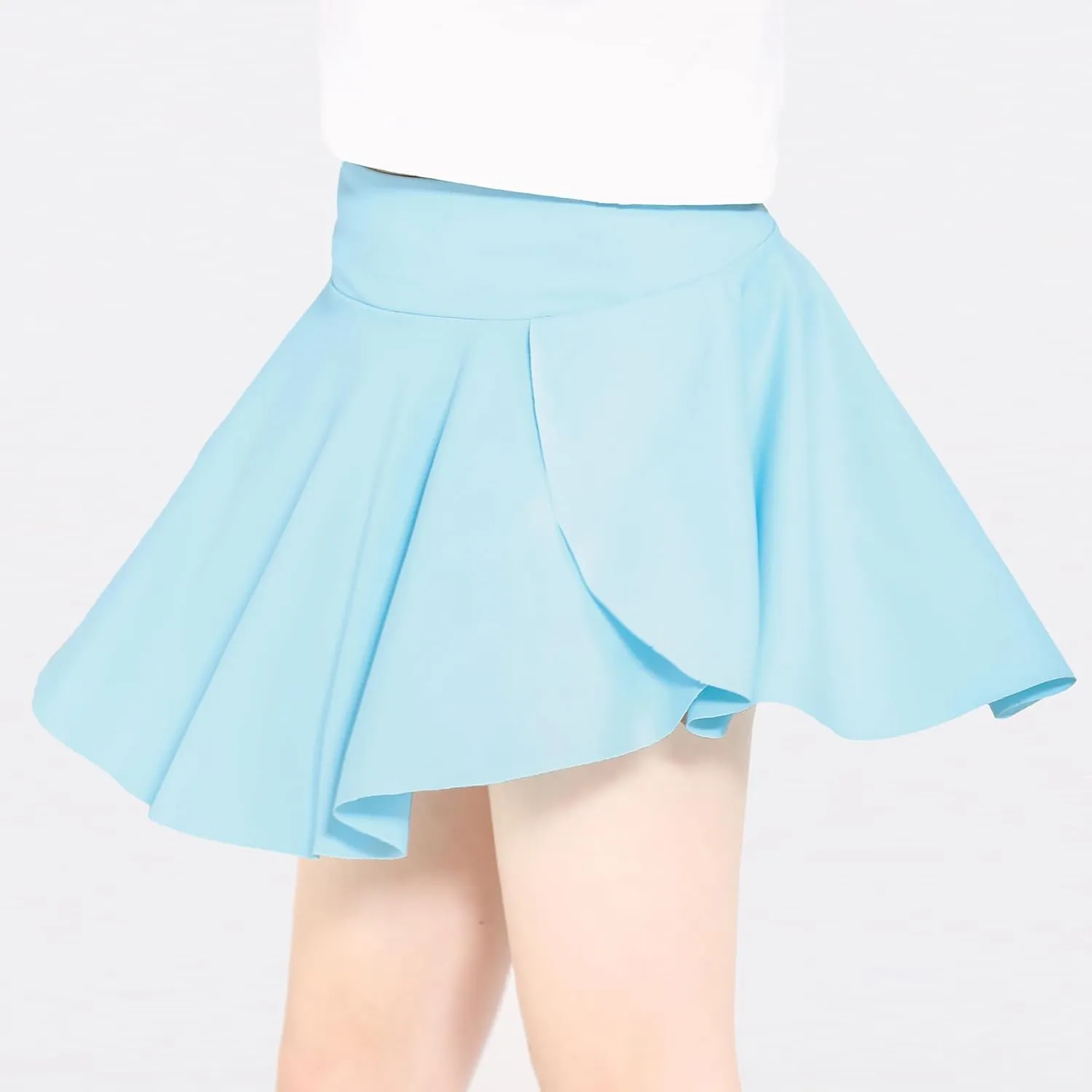 Skort Girls, Athletic Skirts for Tennis Golf, Butterfly Flowy Shorts for Kids, Shorts with Pocket