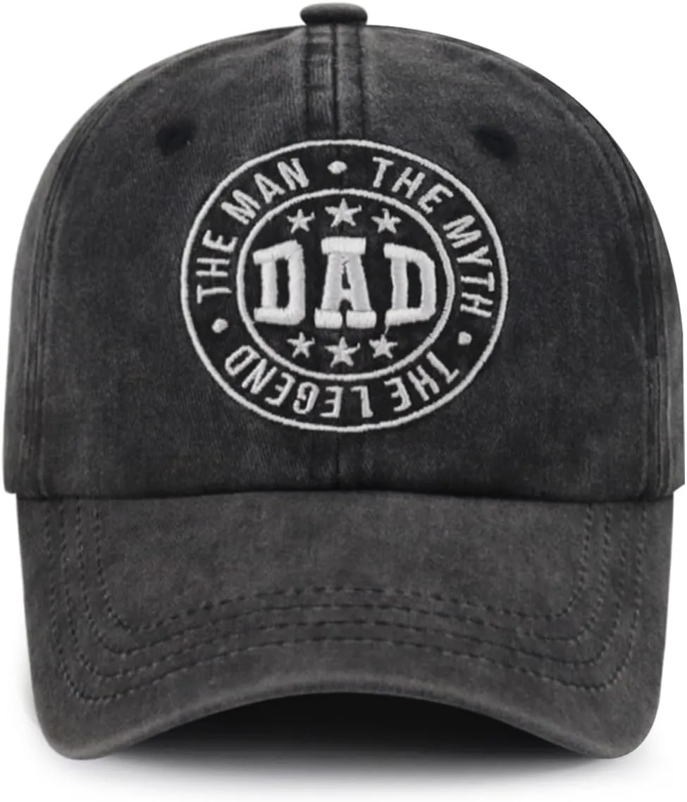 Tbstlumd The Legend Dad Hat for Men, Funny Adjustable Cotton Embroidered Father Baseball Cap