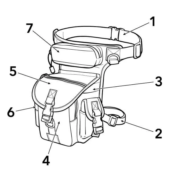 Tuvet - Tactical sports bag