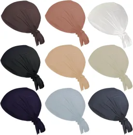 Women Under Scarf Hat Hijab Cap Islamic Hijab Undercap Hijab Bonnet Cap Muslim Inner Beanies Hat Underscarf Turban