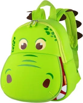 yisibo Dinosaur Hippo Kids Toddler Backpack for Boys Girls Lightweight Waterproof Preschool Travel Schoolbag for 2-7 Years